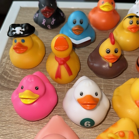 25 Colorful Rubber Duck Toy Set Jeep givy Fun NEW - Picture 4 of 5